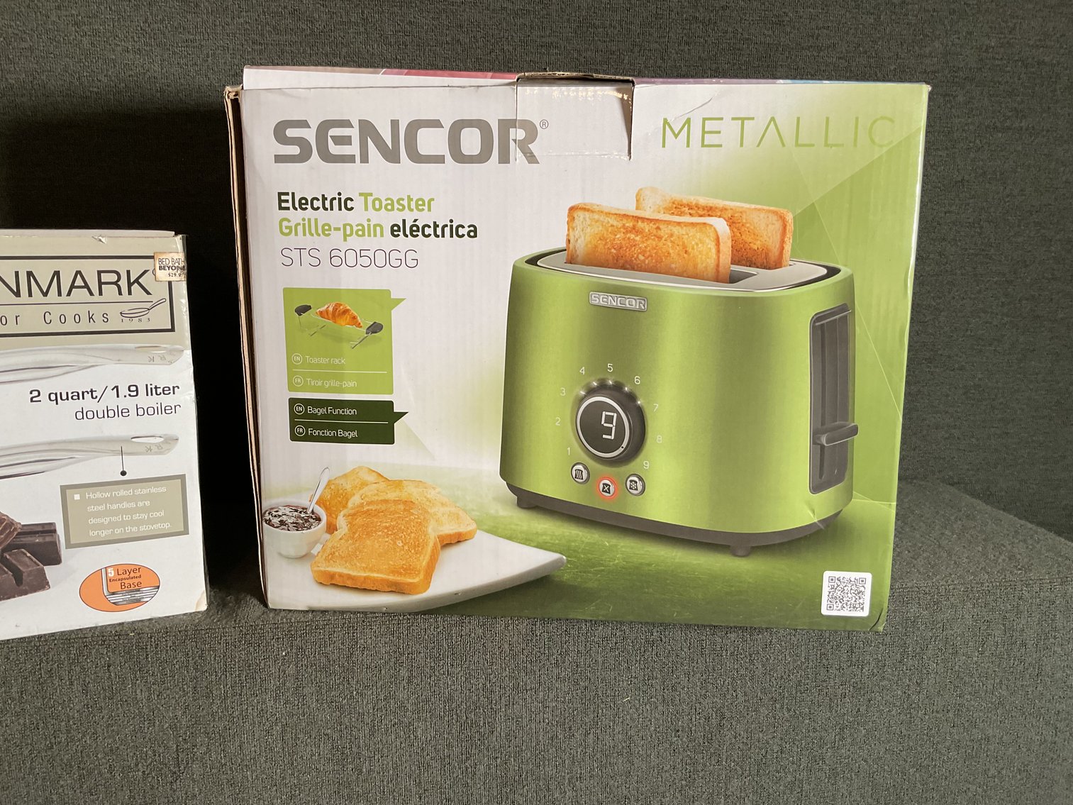 Image for Toaster and  Double Boiler NIB