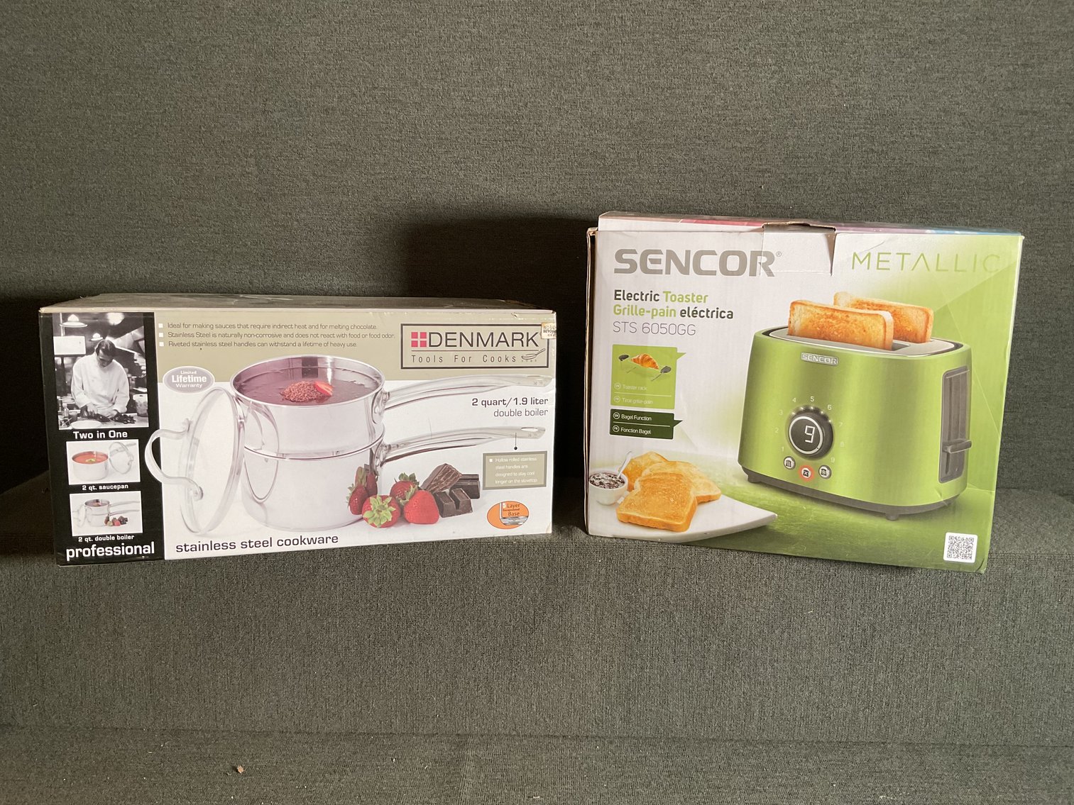 Image for Toaster and  Double Boiler NIB