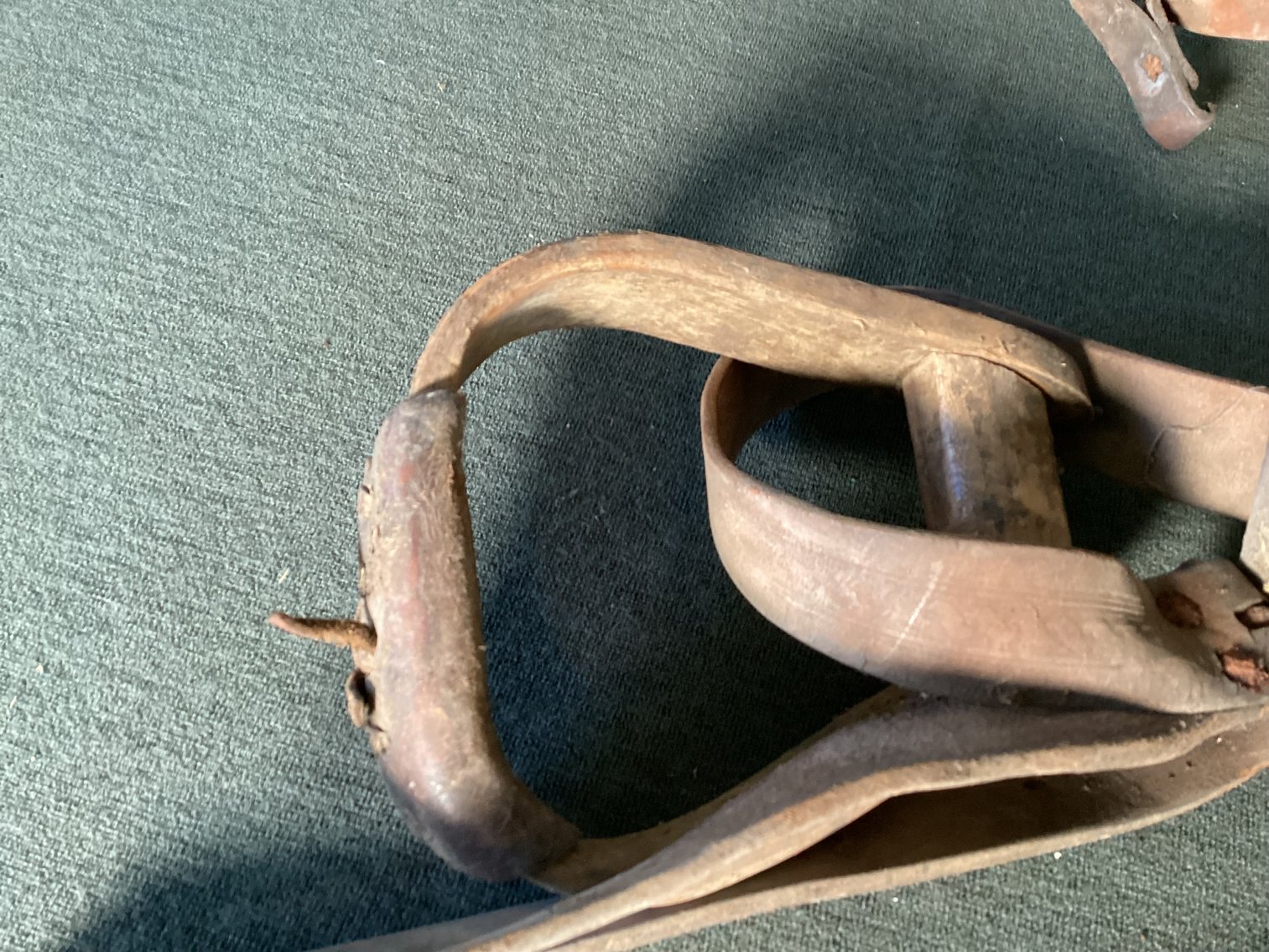 Image for Very Old Saddle with Wooden Stirrups
