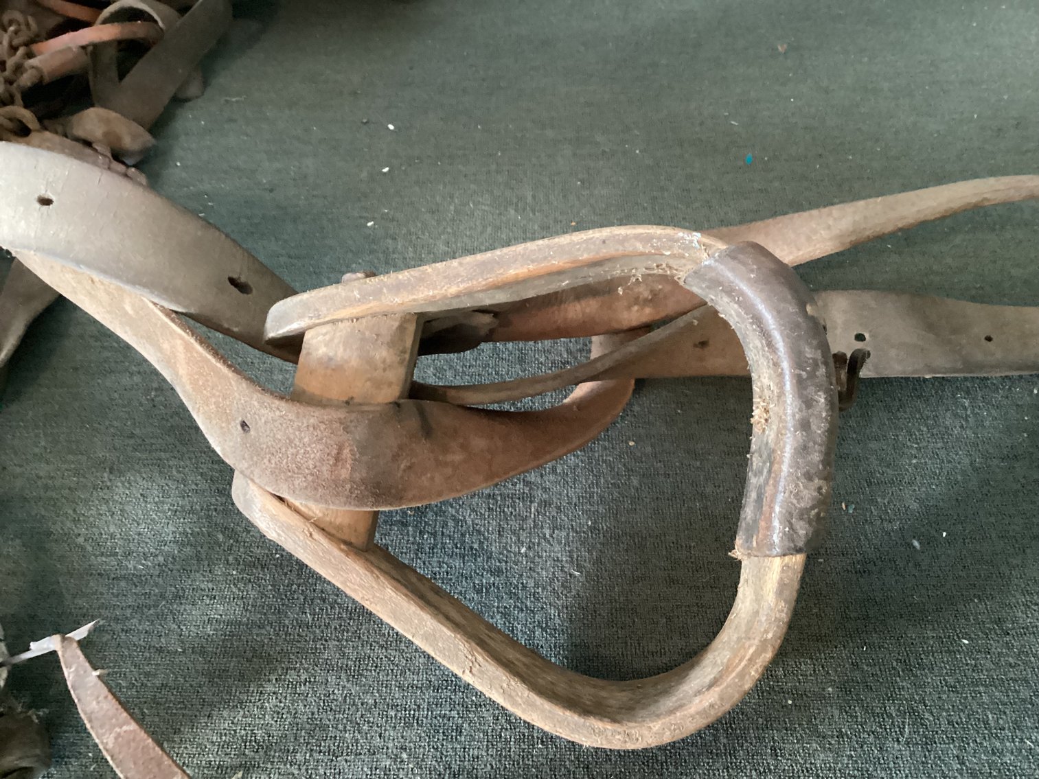 Image for Very Old Saddle with Wooden Stirrups