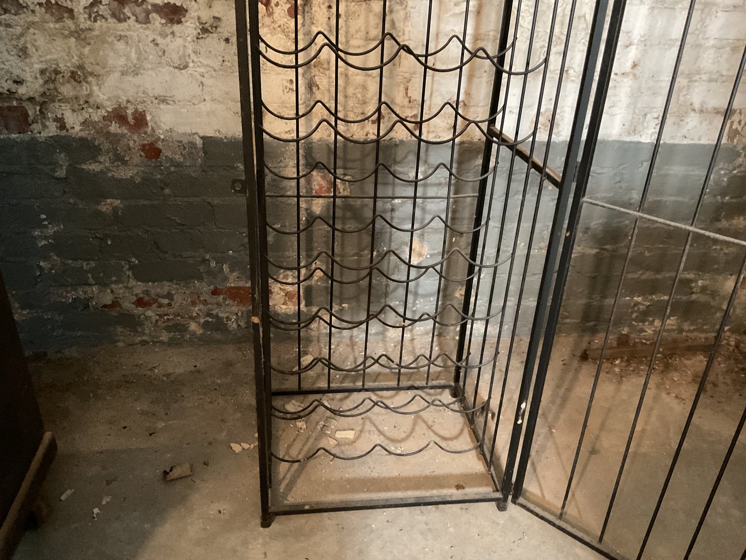 Image for Metal Wine Rack - with Door