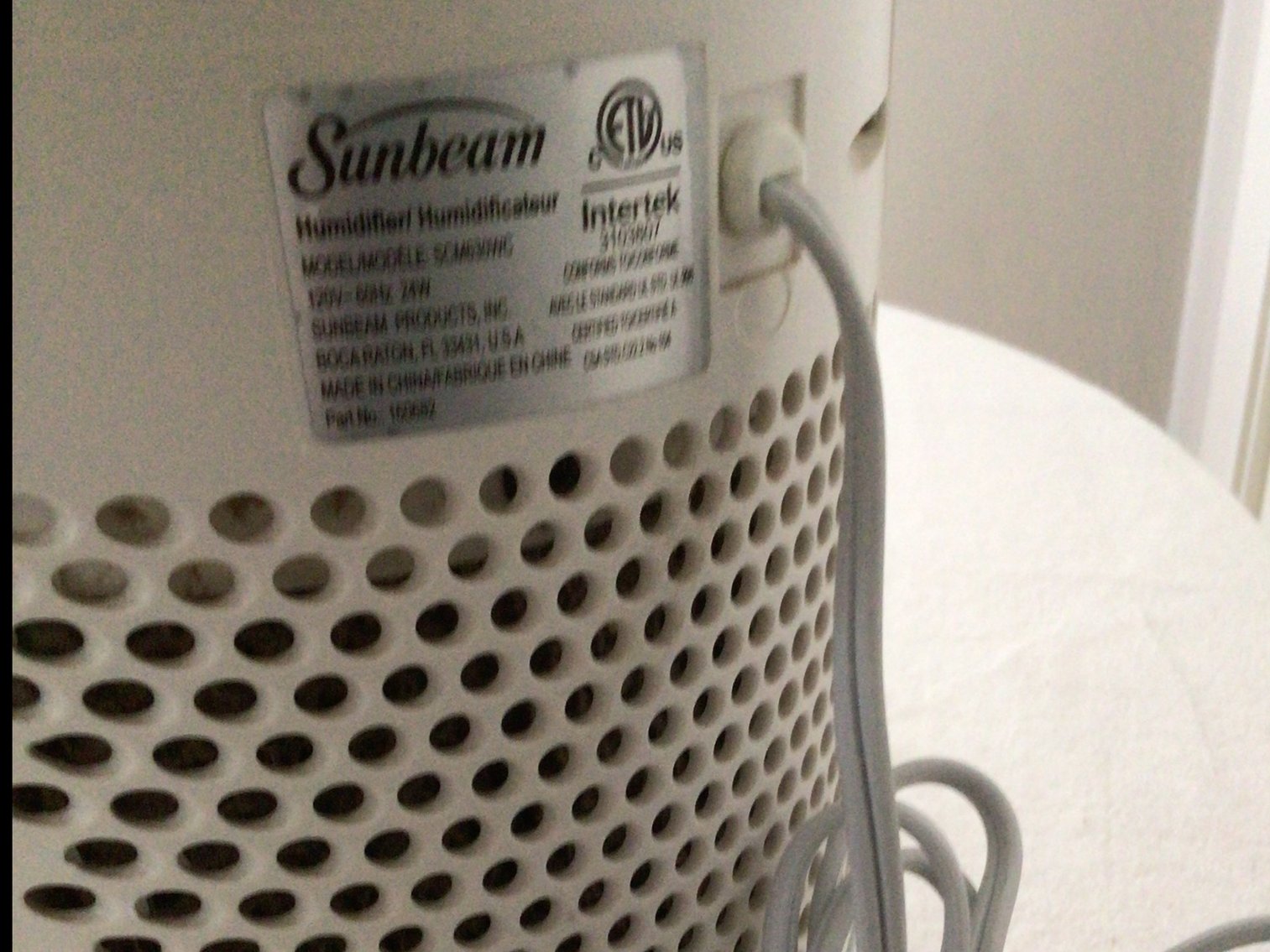 Image for Sunbeam Humidifier