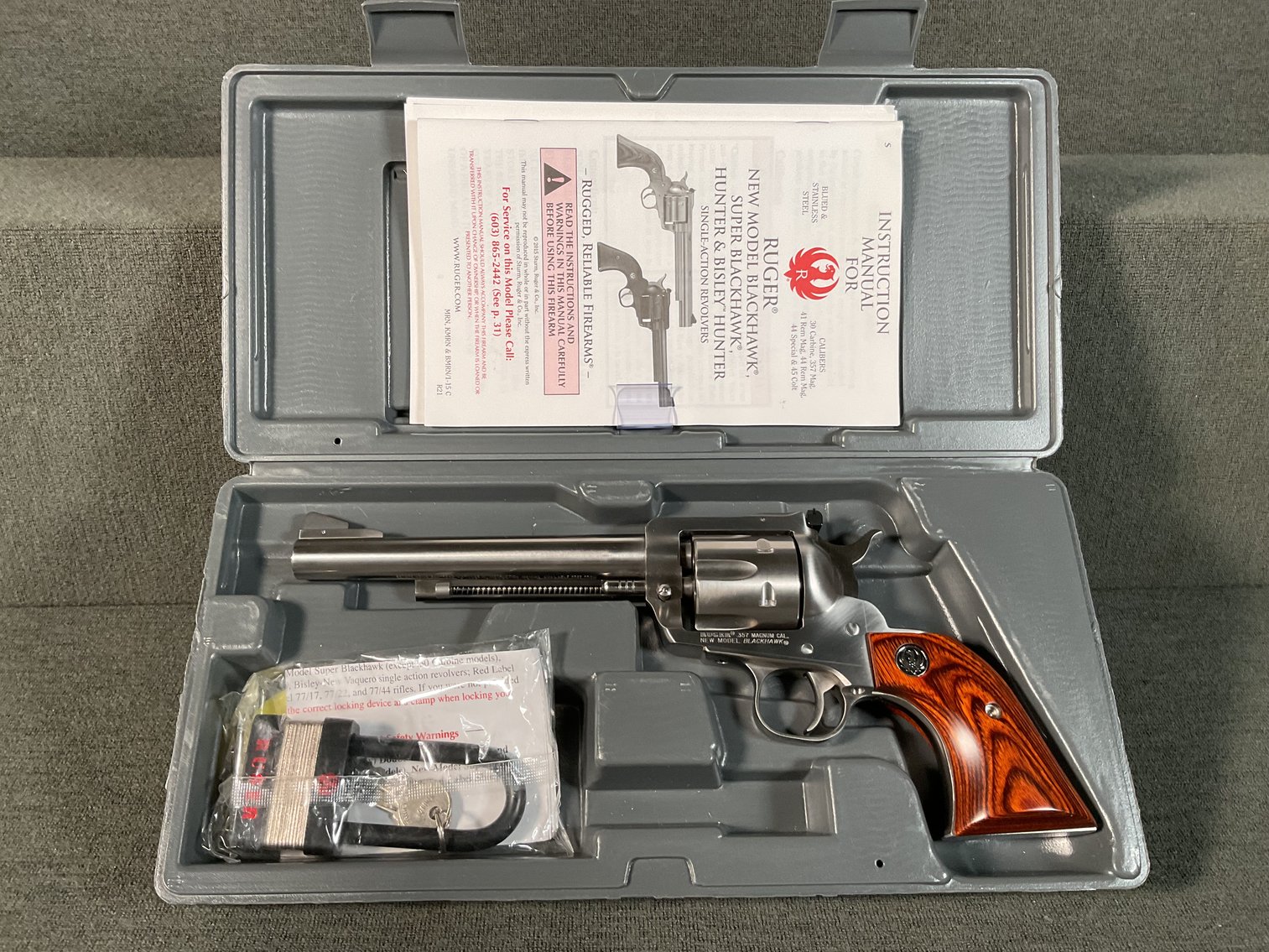 Image for Ruger NIB .357 New Model Blackhawk 6- Shot Revolver