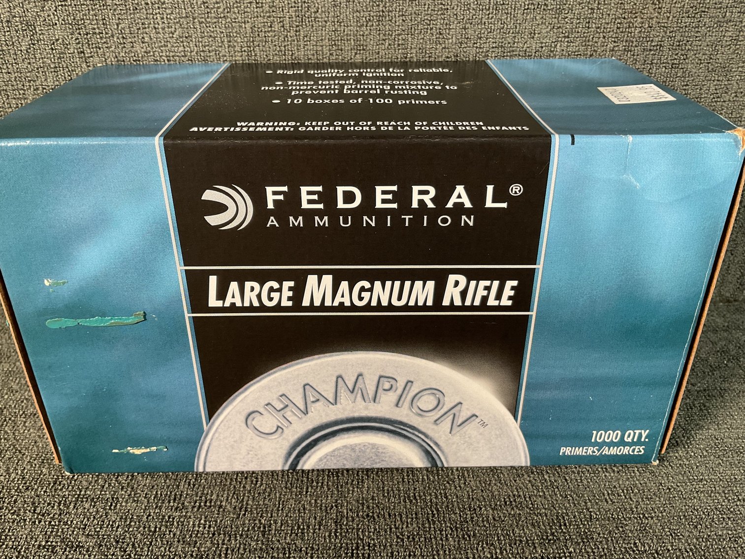 Image for Large Magnum Rifle Primers -Federal