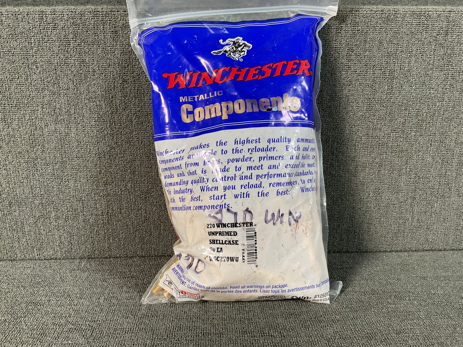 Image for 270 Win New Brass for Reloading