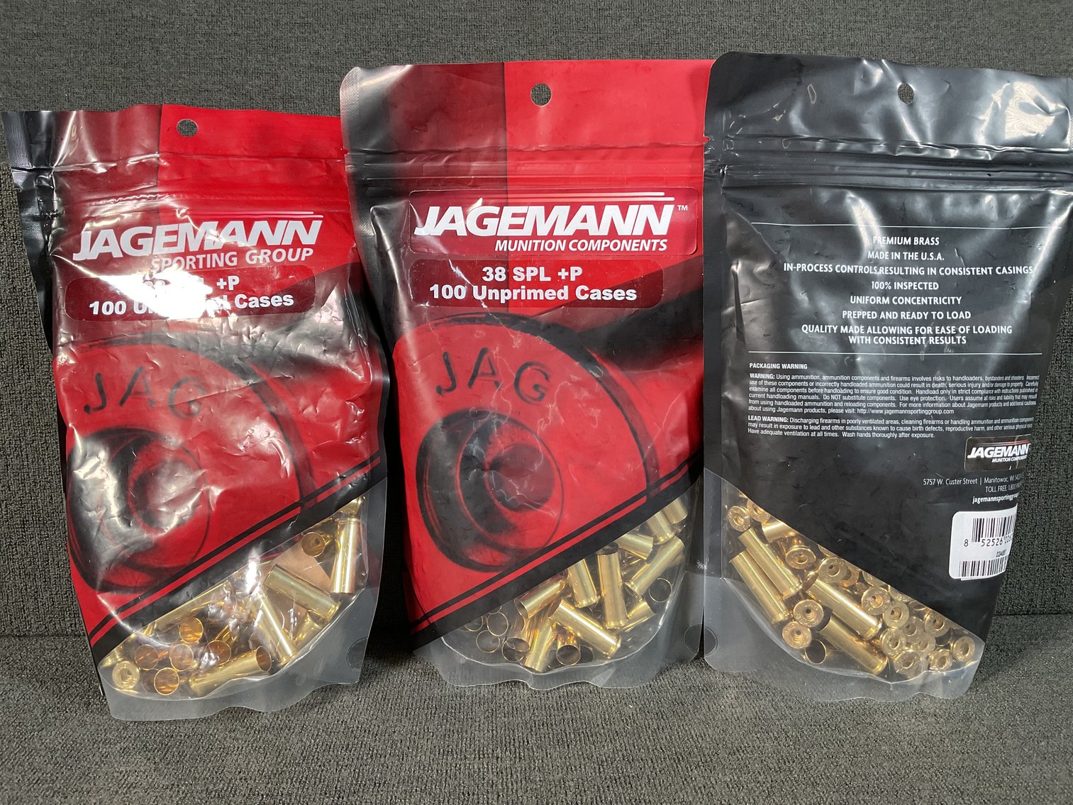Image for 38 Special +P New Brass for Reloading