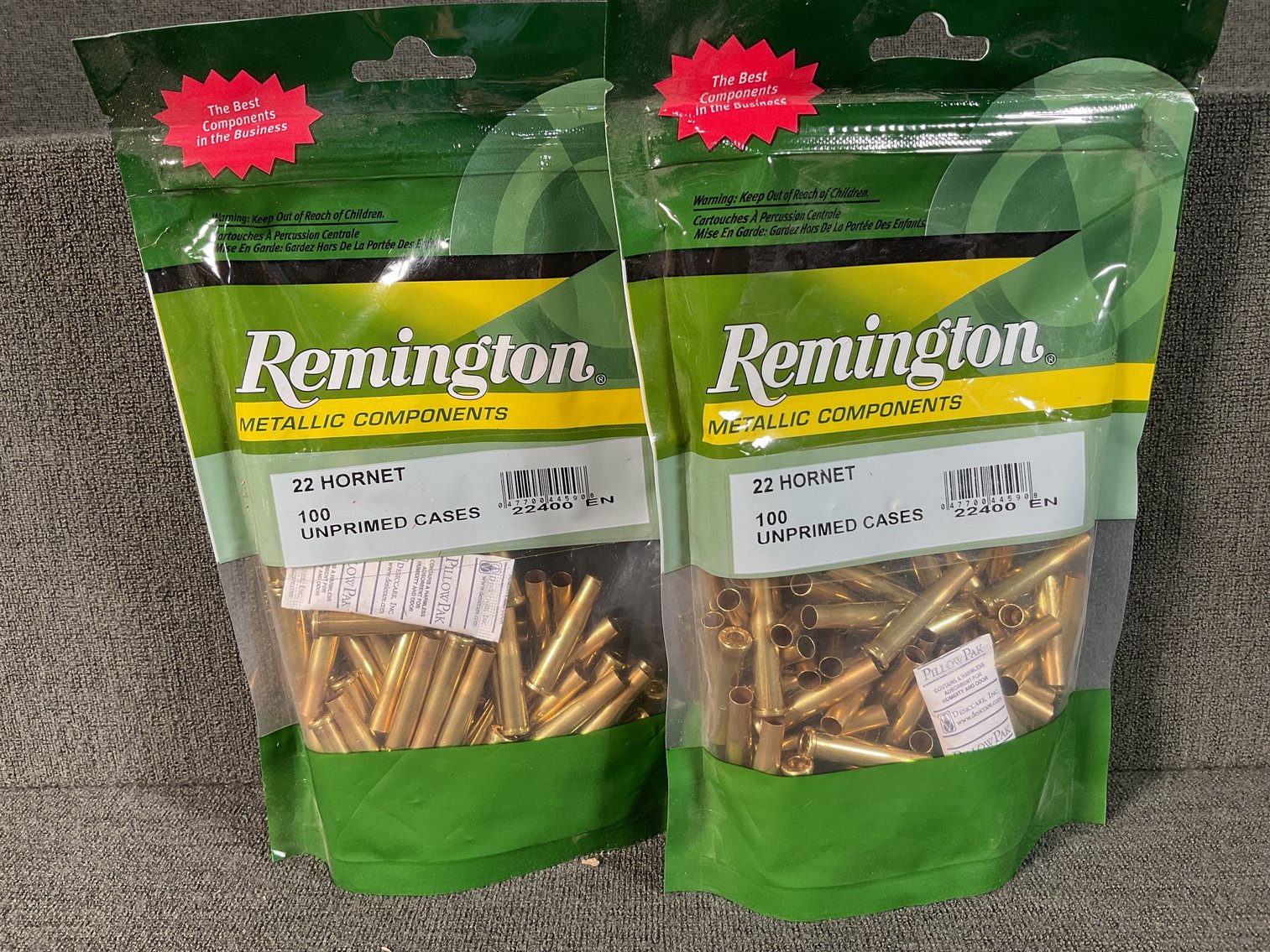 Image for 22 Hornet New Brass for Reloading