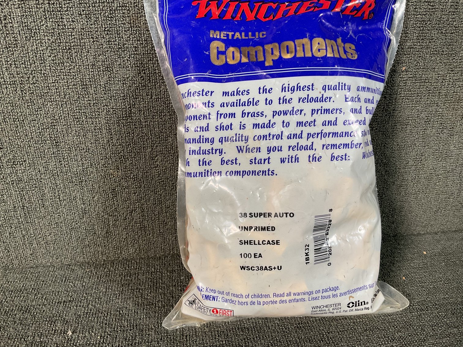 Image for 38 Super Auto New Brass for Reloading