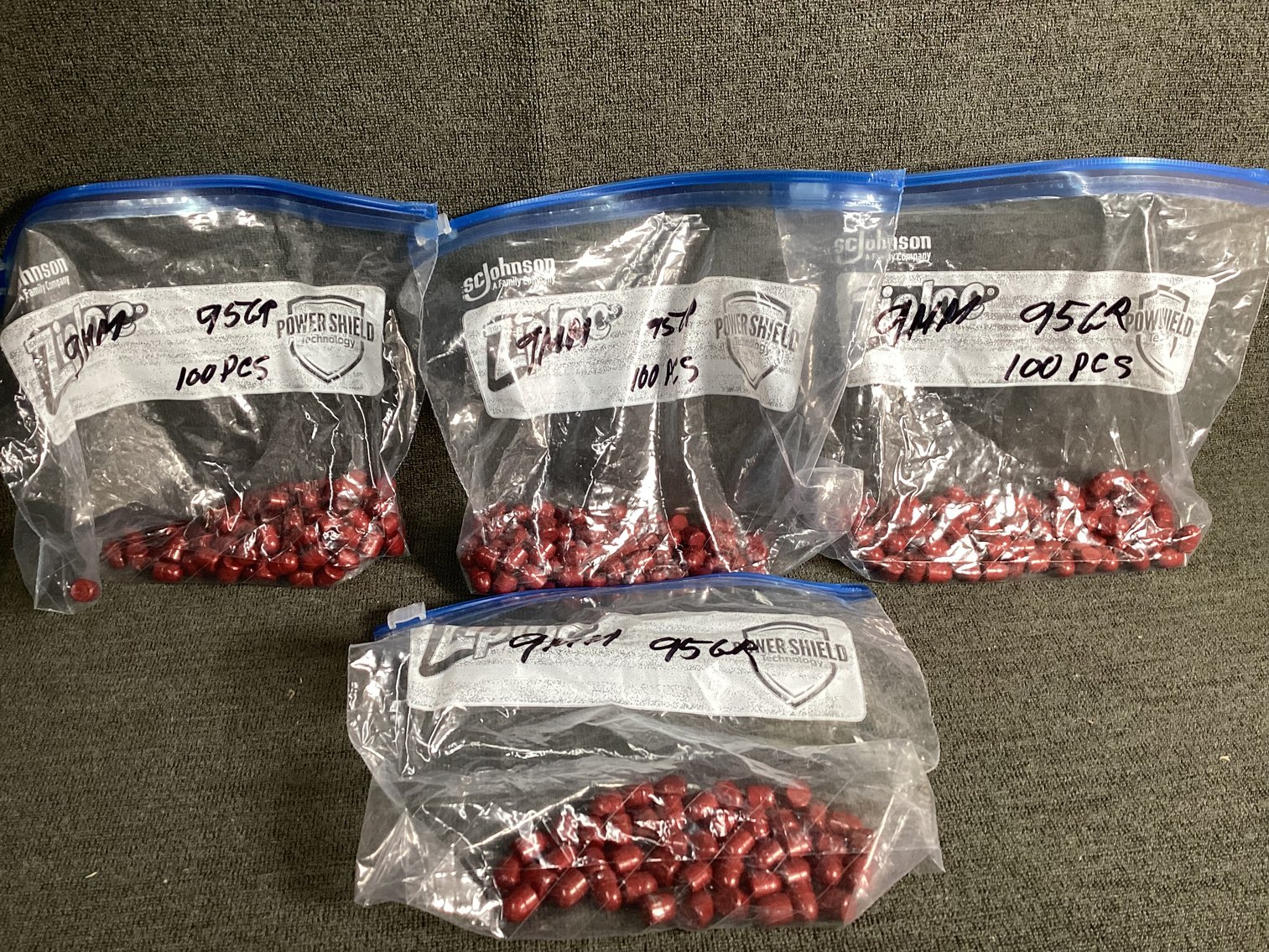 Image for Powder-Coated Lean 9MM bullets for reloading