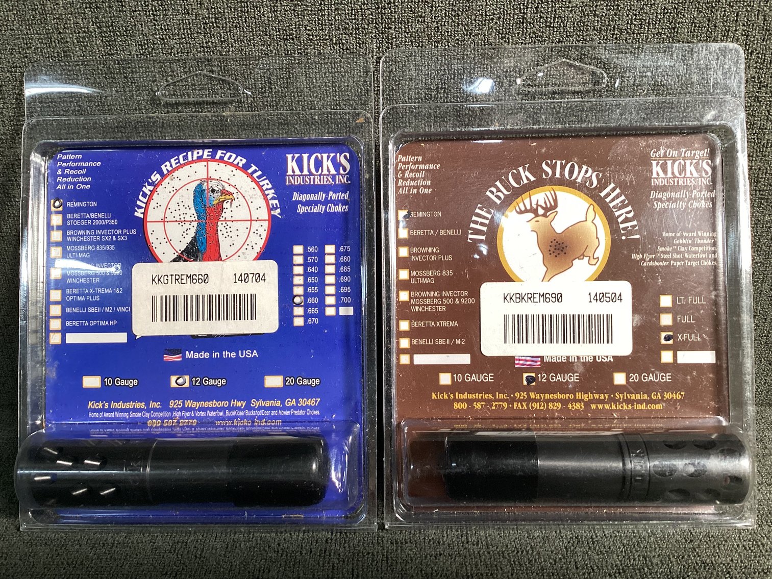 Image for 2 NEW Choke Tubes for Remington 12-Gauge