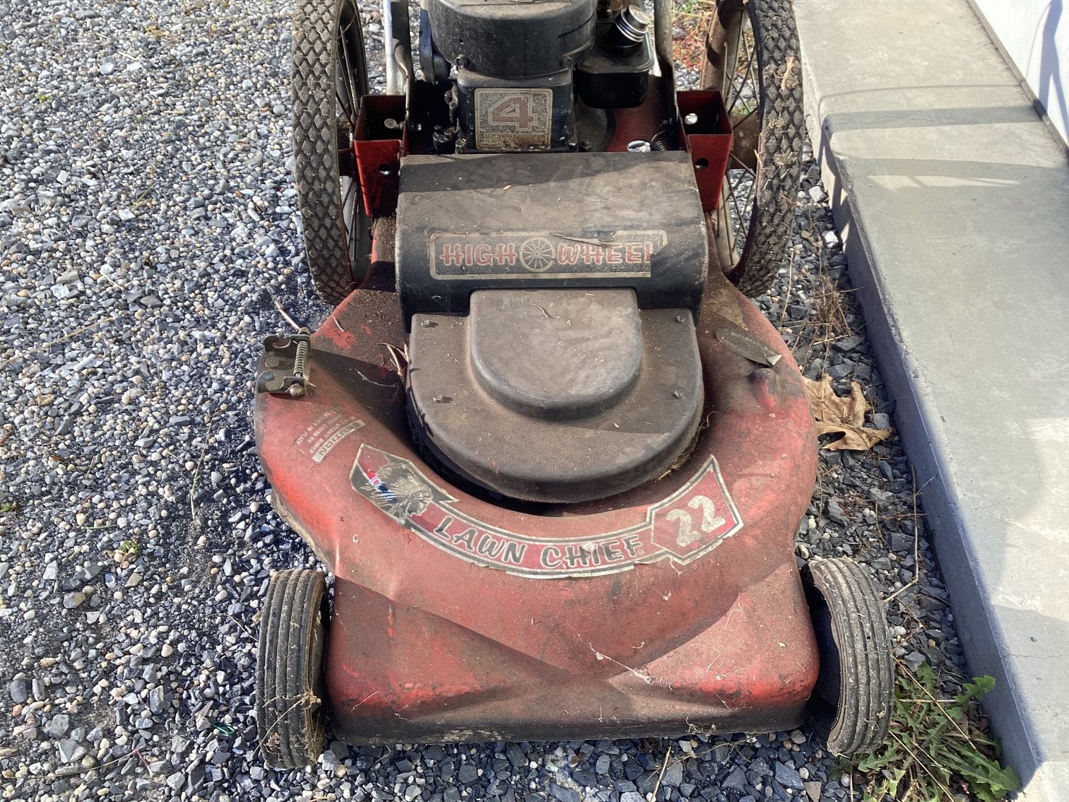 Image for Lawn Chief High Wheel Push Mower