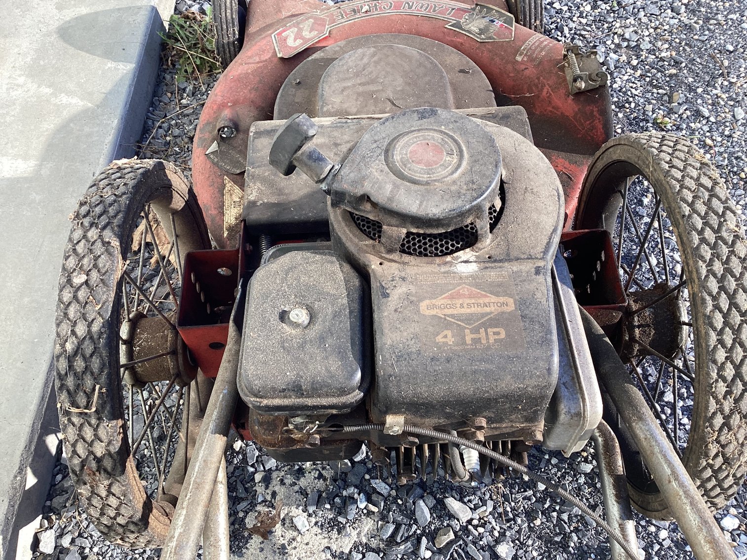 Image for Lawn Chief High Wheel Push Mower