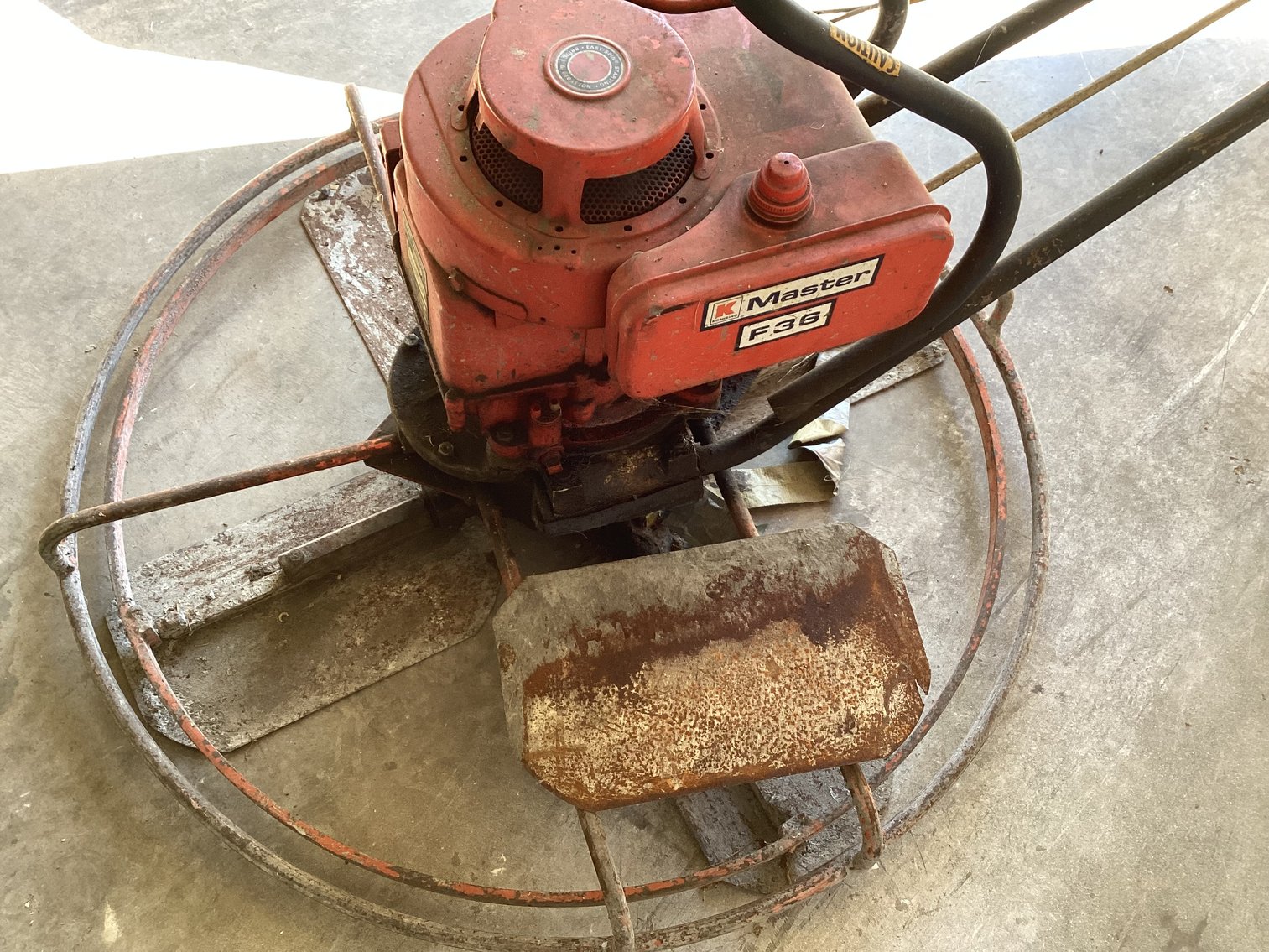 Image for Concrete Floor Finisher with Bull Float