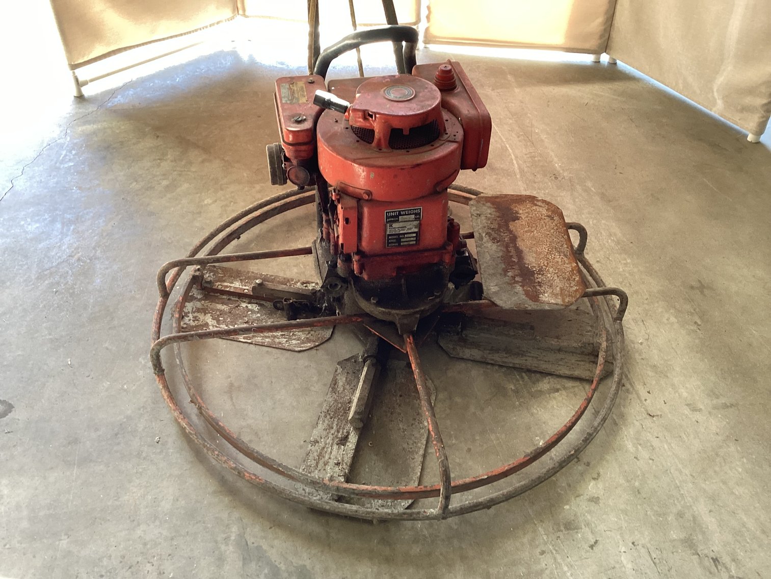 Image for Concrete Floor Finisher with Bull Float