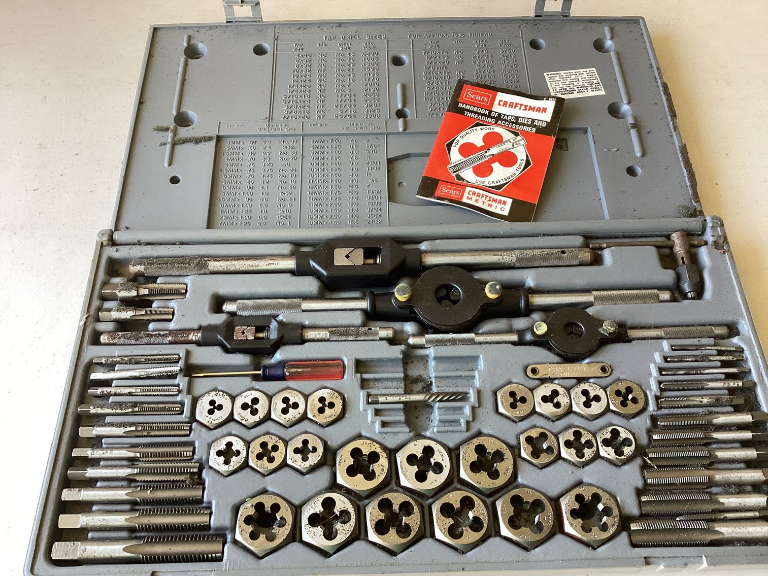 Image for Craftsman Tap & Hex Die Set
