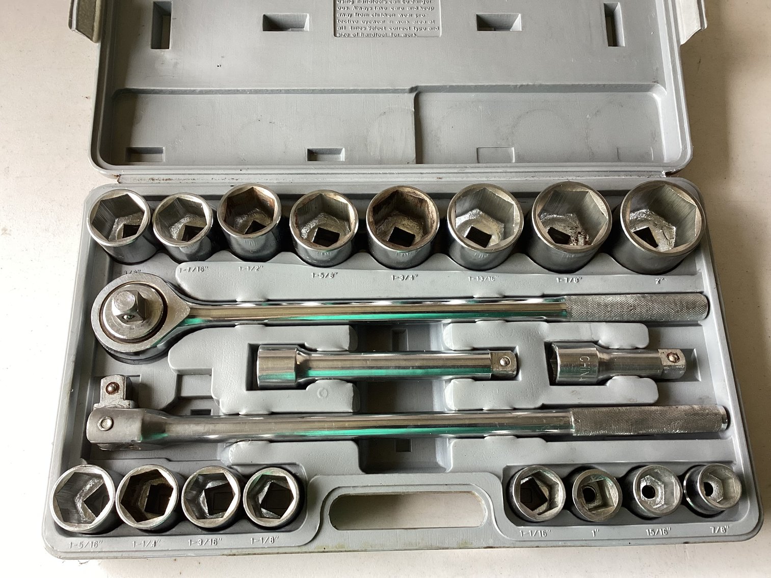 Image for Cummins 3/4” Square Drive Socket Set