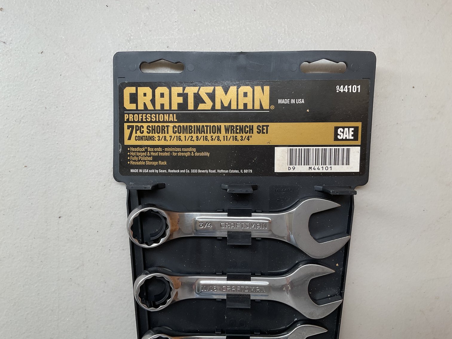 Image for Craftsman Short Combination Wrenches