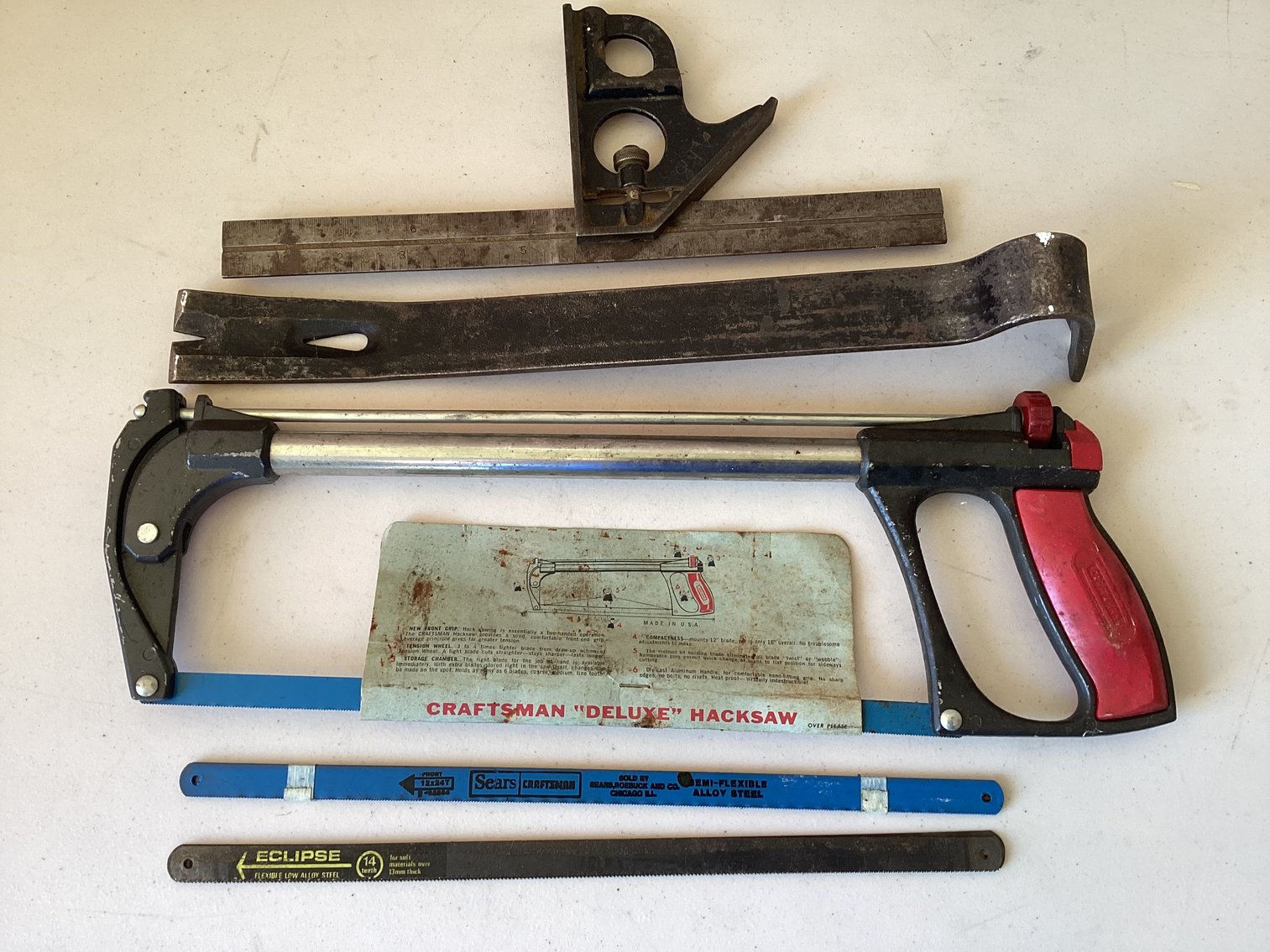 Image for Craftsman Hacksaw - NEW, Old Stock;  Blades, and More