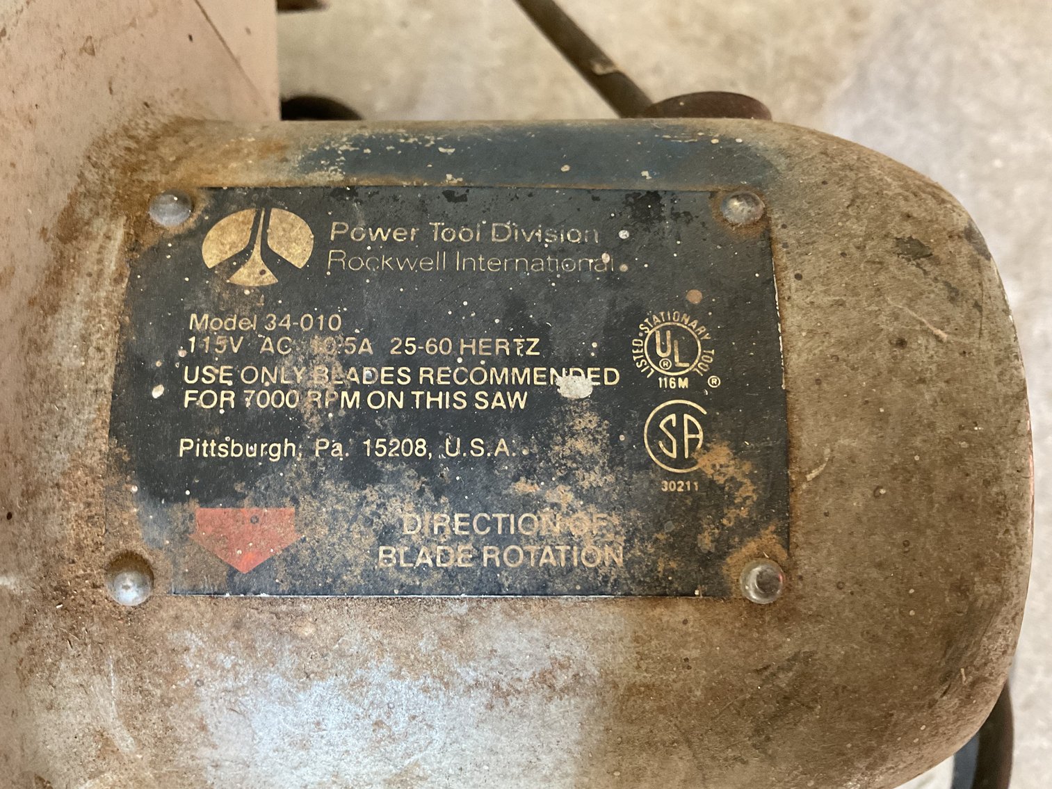 Image for Rockwell Miter Saw Model #4-C10