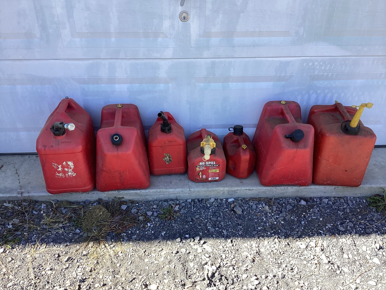 Image for Plastic Gasoline Can Lot