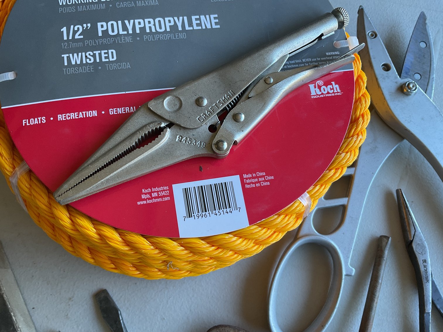 Image for Poly Rope, Pliers, and More