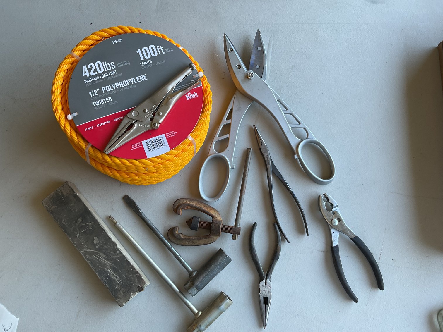Image for Poly Rope, Pliers, and More