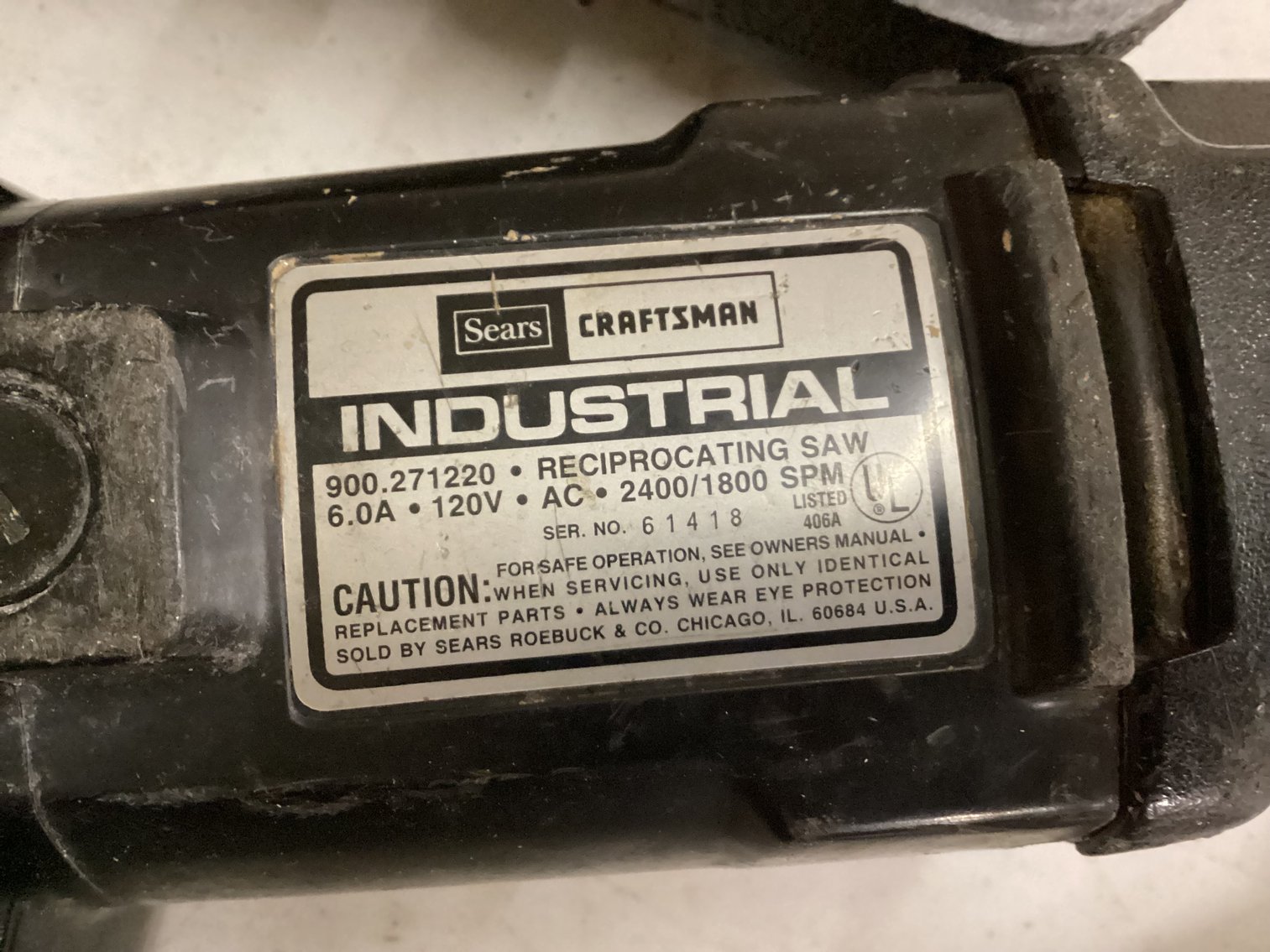 Image for Craftsman Reciprocating Saw - Corded