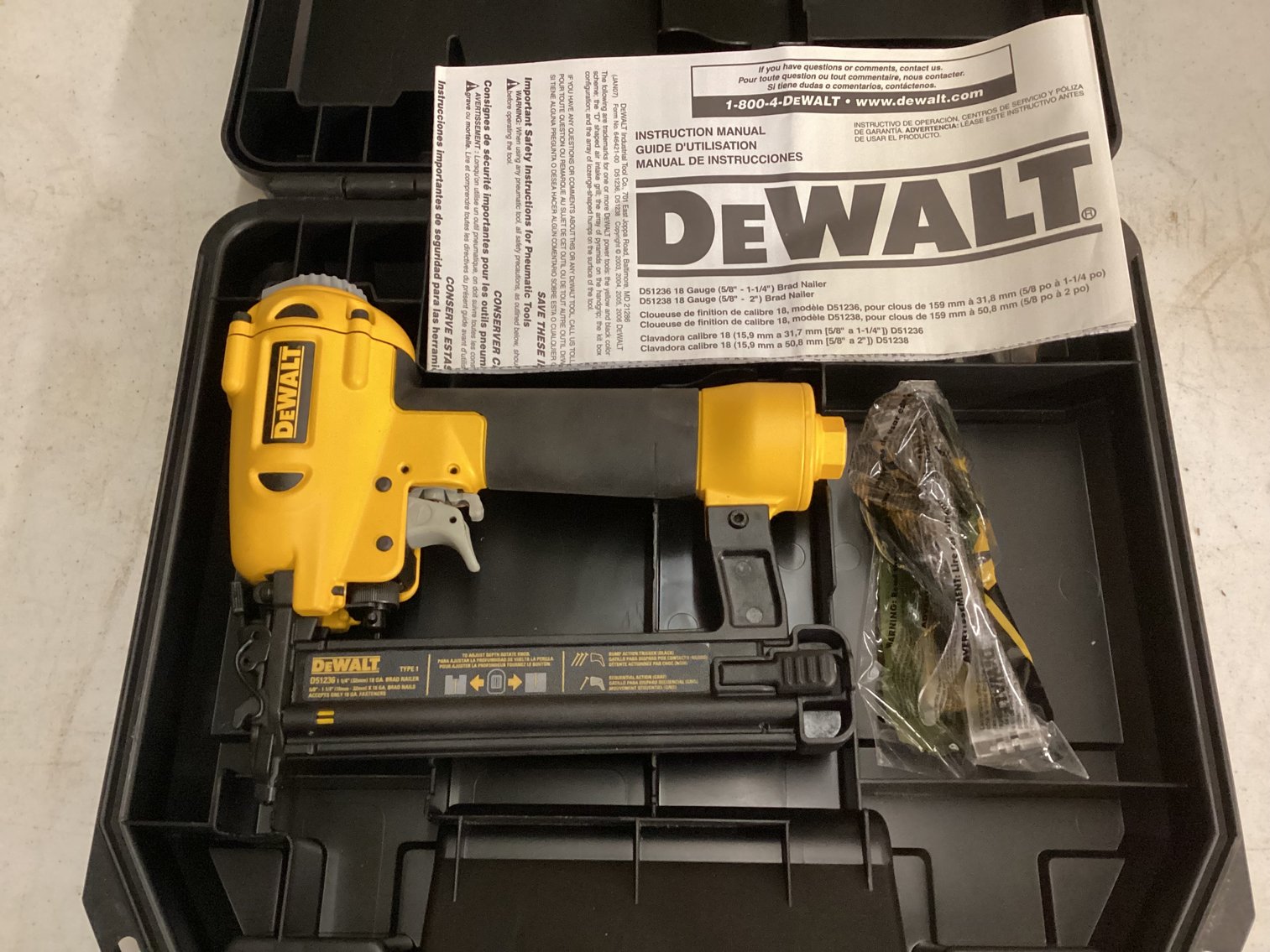 Image for DeWalt Air Nailer