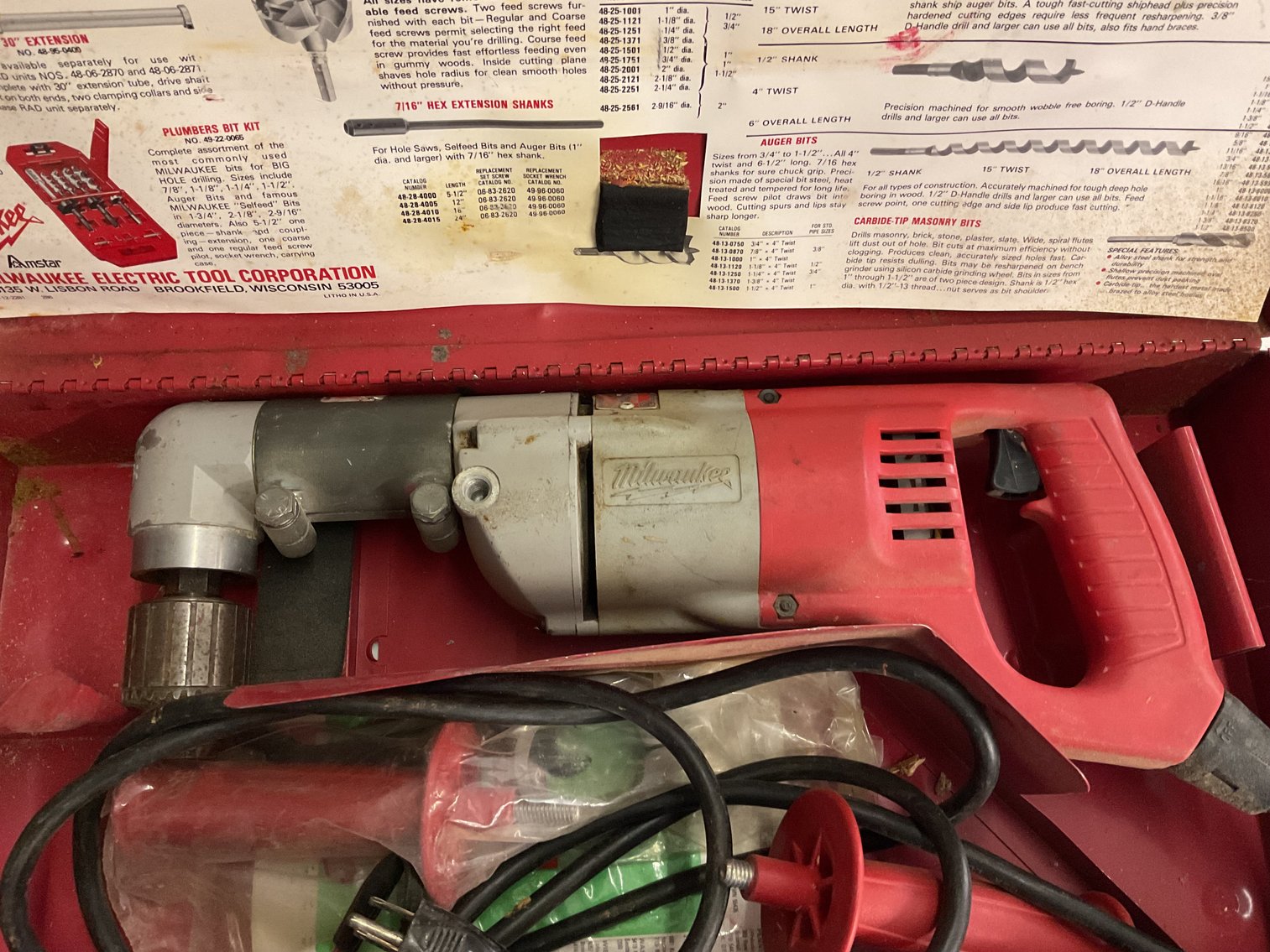 Image for Milwaukee Rt Angle Drill - Reconditioned