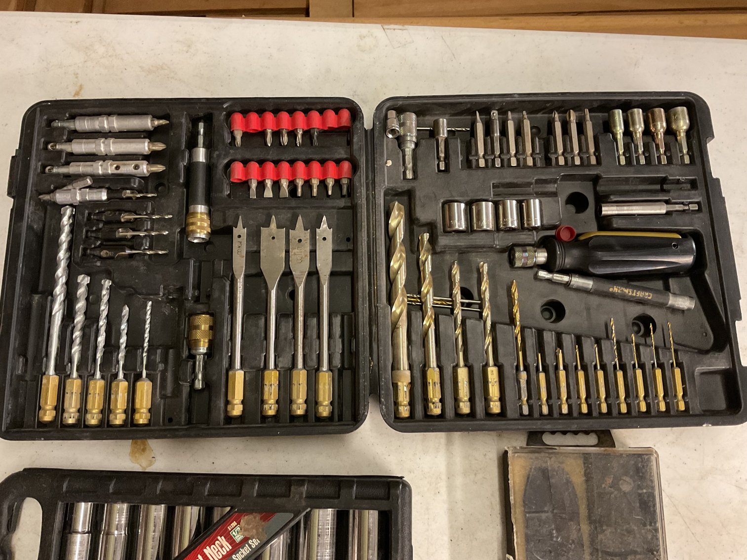 Image for Drill Bit Set, Set of 3/8 Sockets, Wire Connectors
