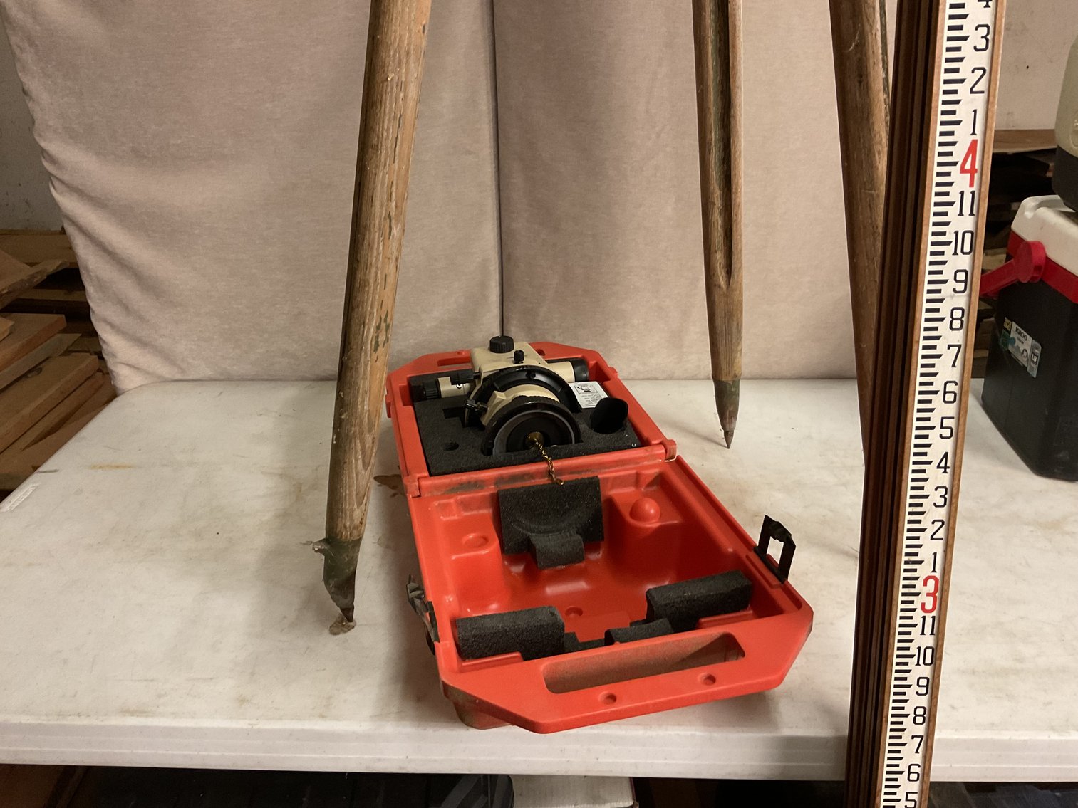 Image for Transit, Tripod, and Measure Stick