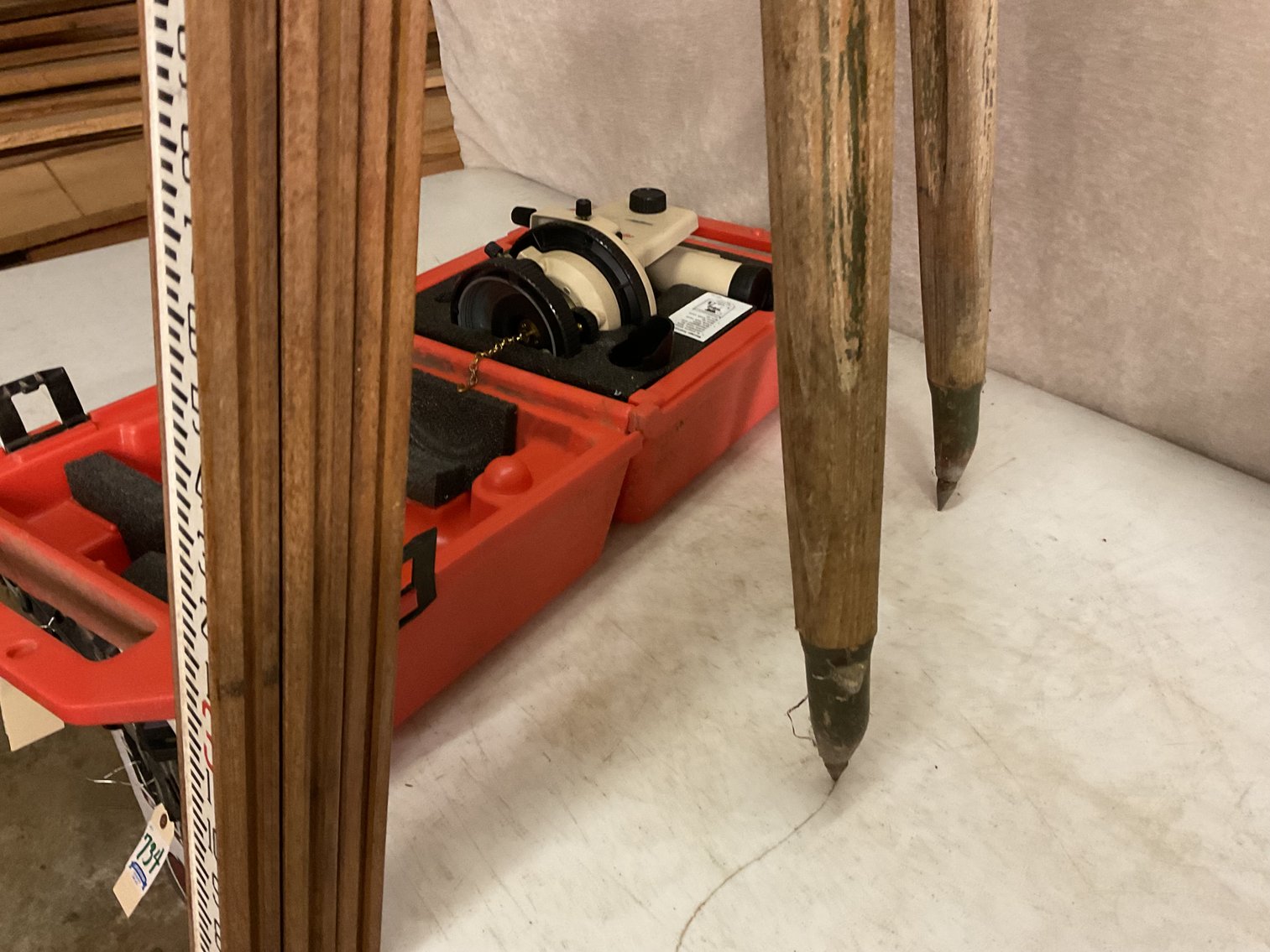 Image for Transit, Tripod, and Measure Stick