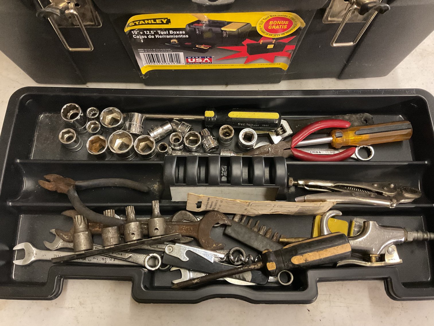 Image for Stanley Tool Box with Tools