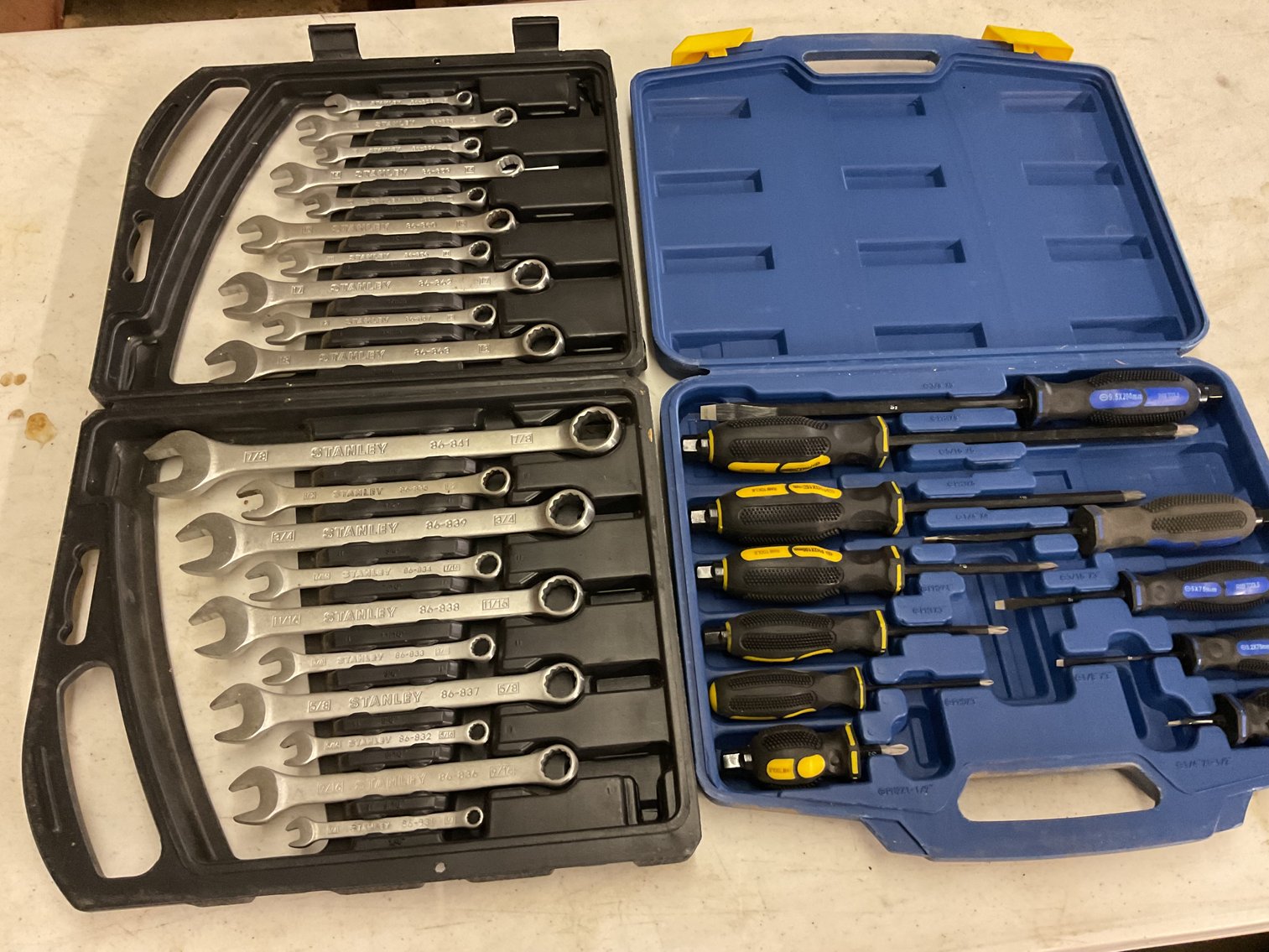 Image for Ram Screwdriver Set and Stanley Combo Wrench Set