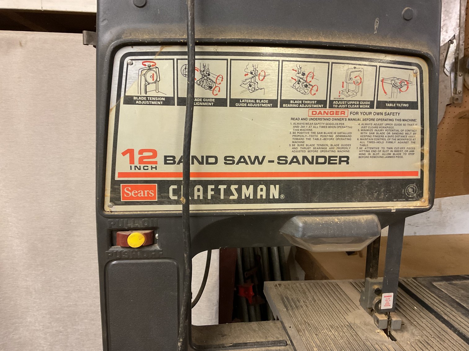 Image for Craftsman Band Saw/Sander