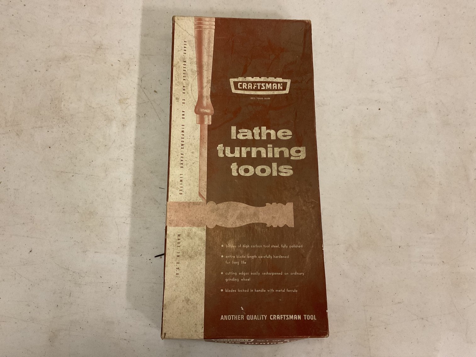 Image for Craftsman Wood Lathe Turning Tools