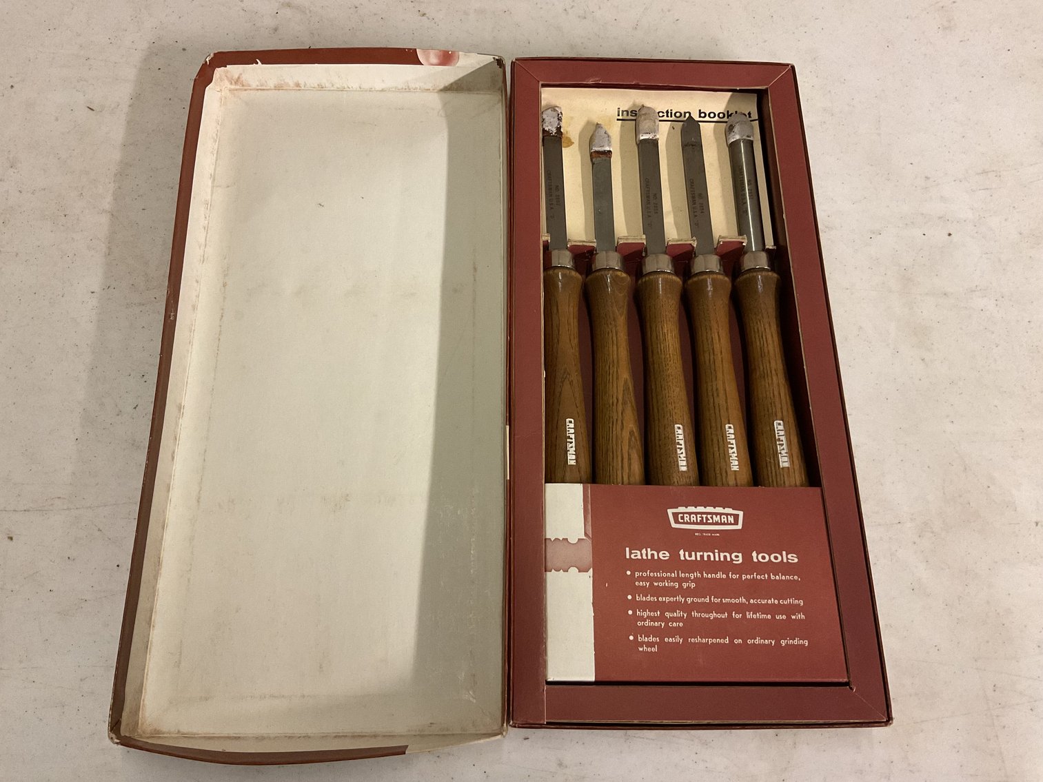 Image for Craftsman Wood Lathe Turning Tools