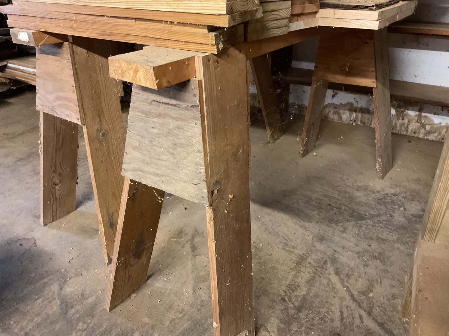 Image for Unassembled Saw Horses