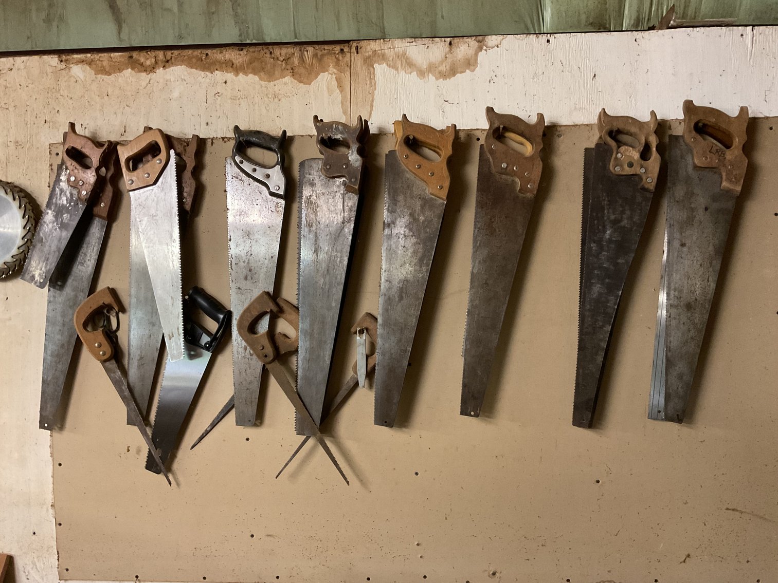 Image for Saws and Saw Blades on Wall