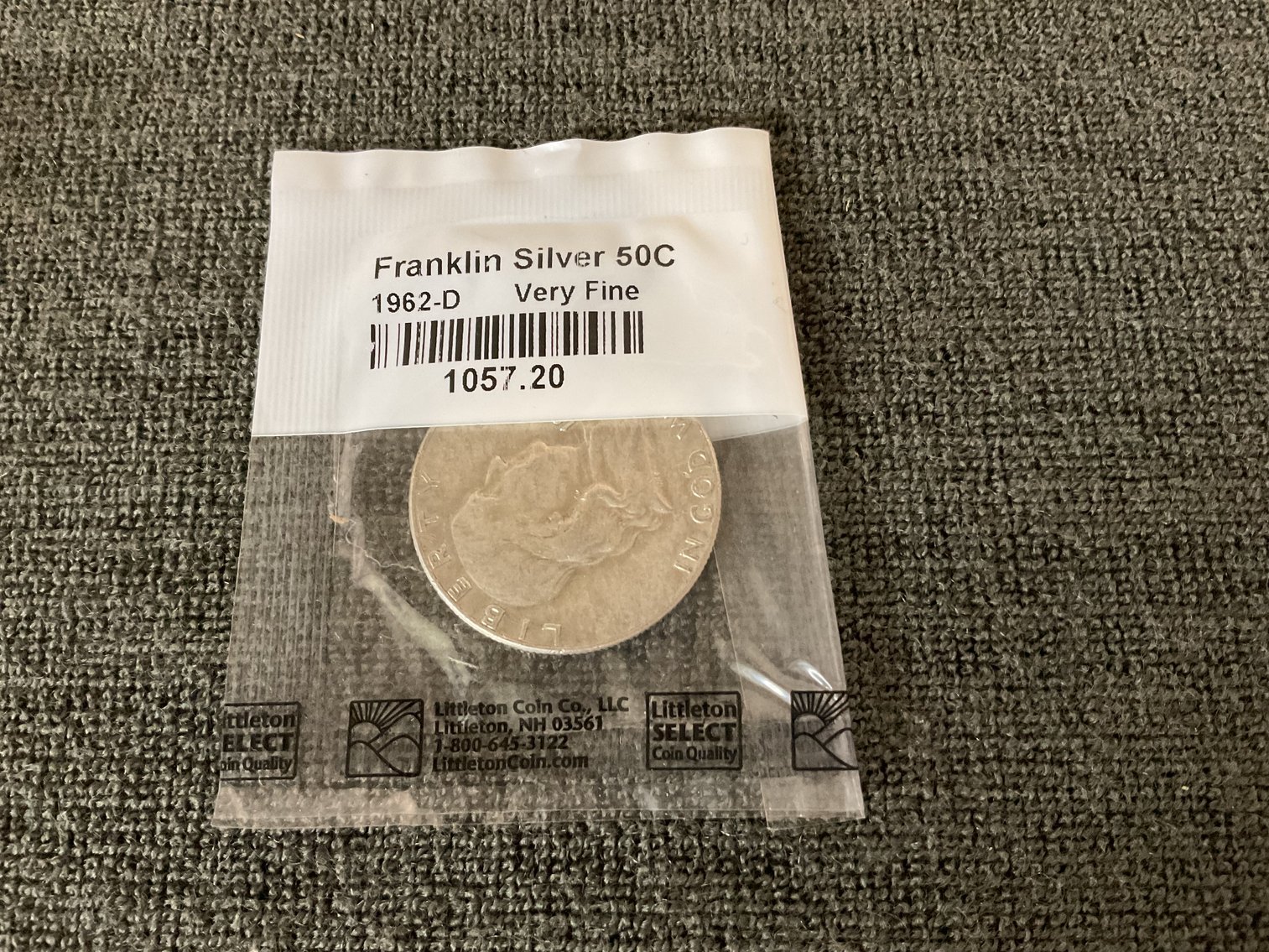 Image for 1962 D Franklin Half Dollar