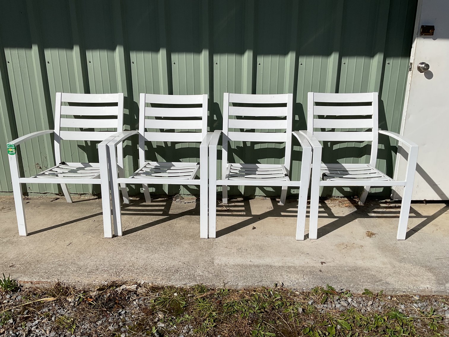 Image for Four Aluminum Chairs