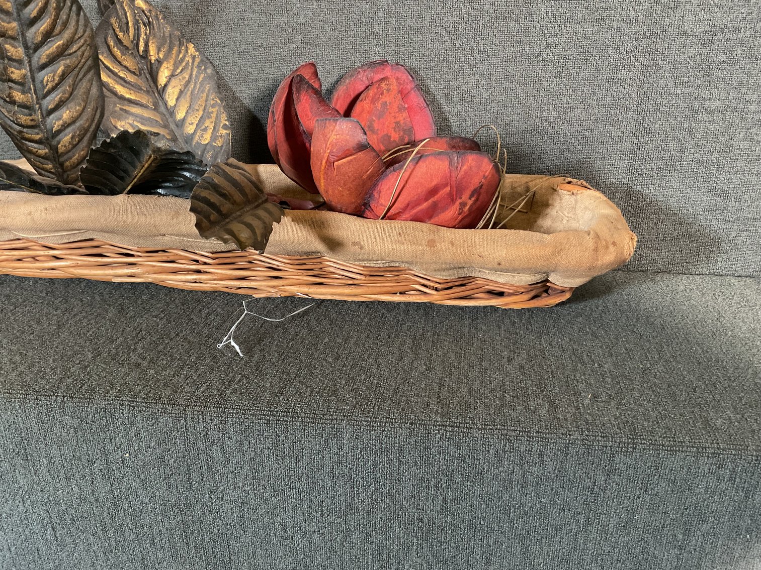 Image for Antique French Baguette Basket