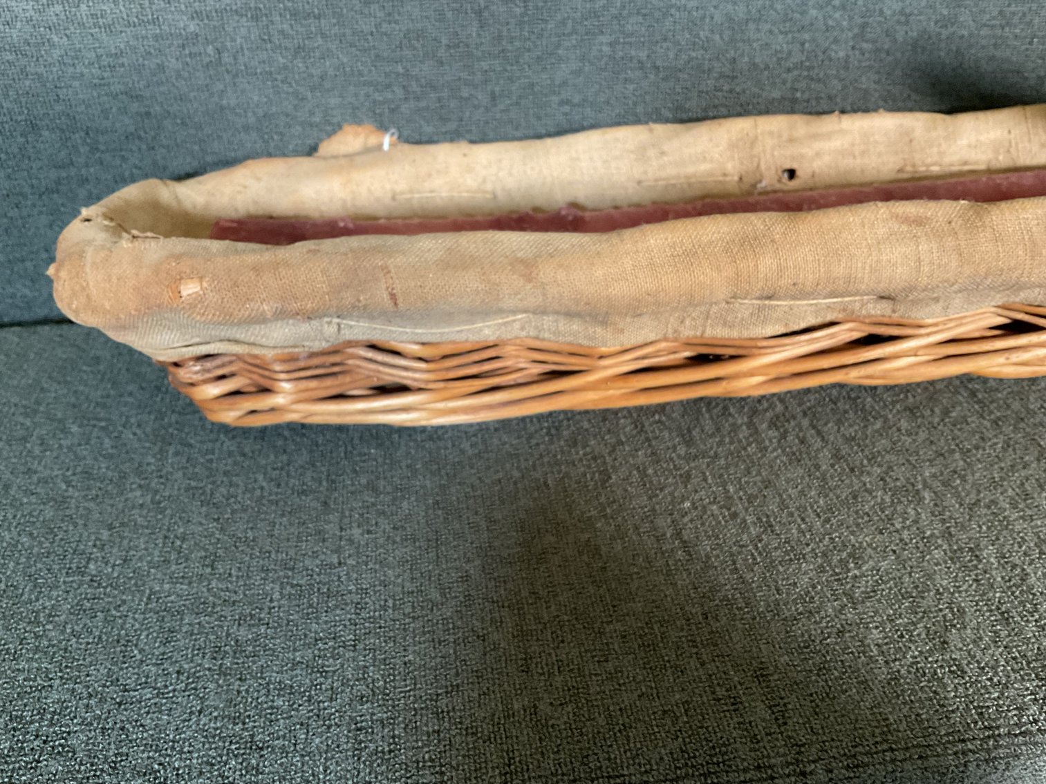 Image for Antique French Baguette Basket