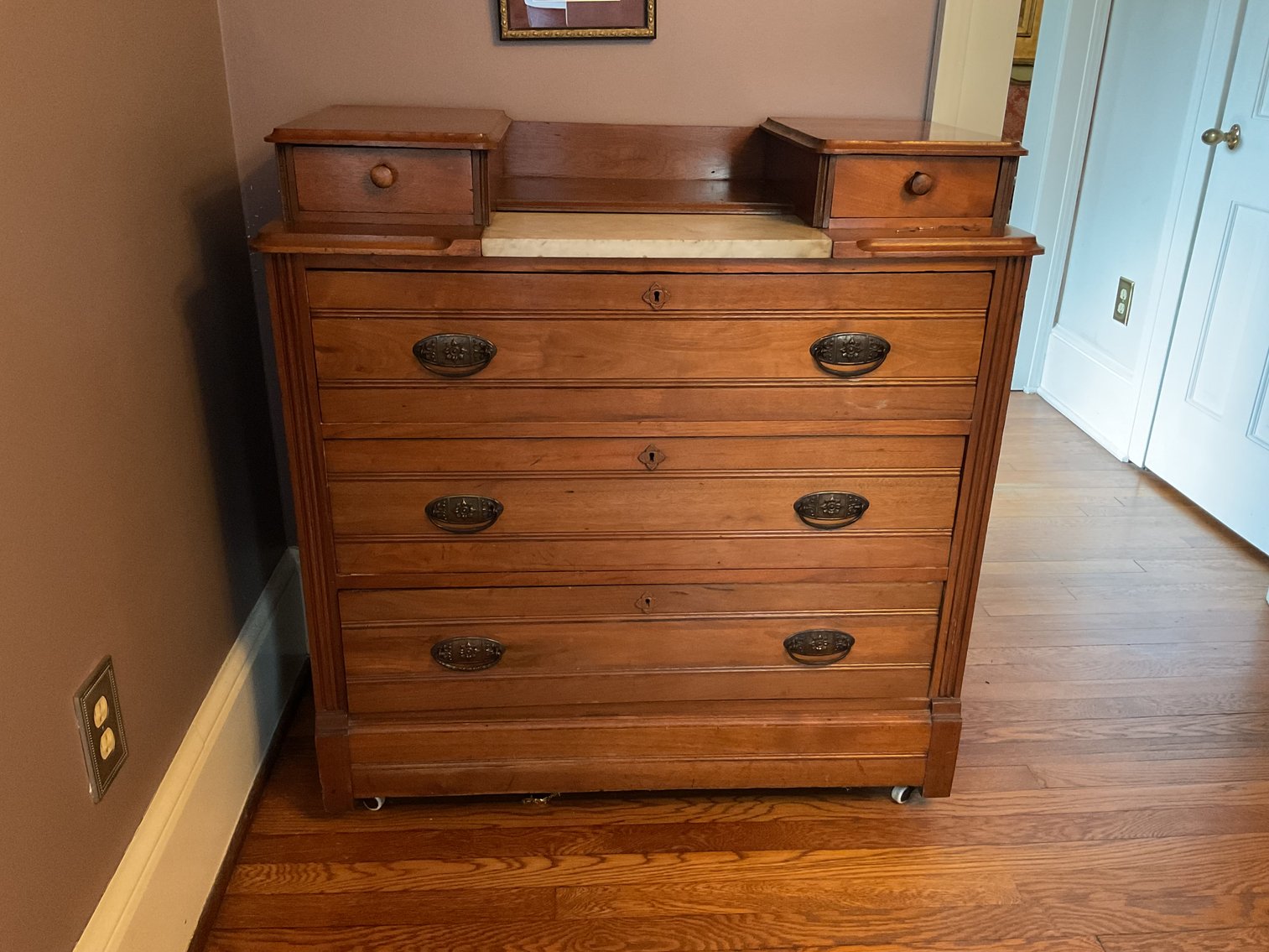 Image for Walnut - Three Drawer Chest