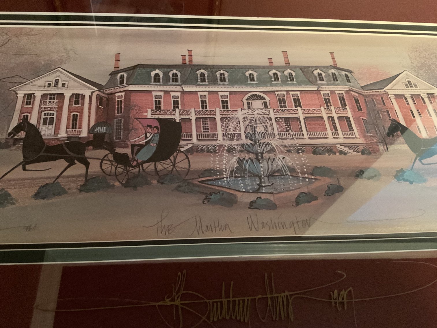 Image for P. Buckley Moss Print - Martha Washington Inn