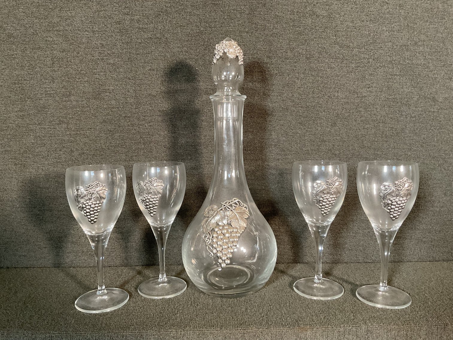 Image for Decanter and 4 Glasses