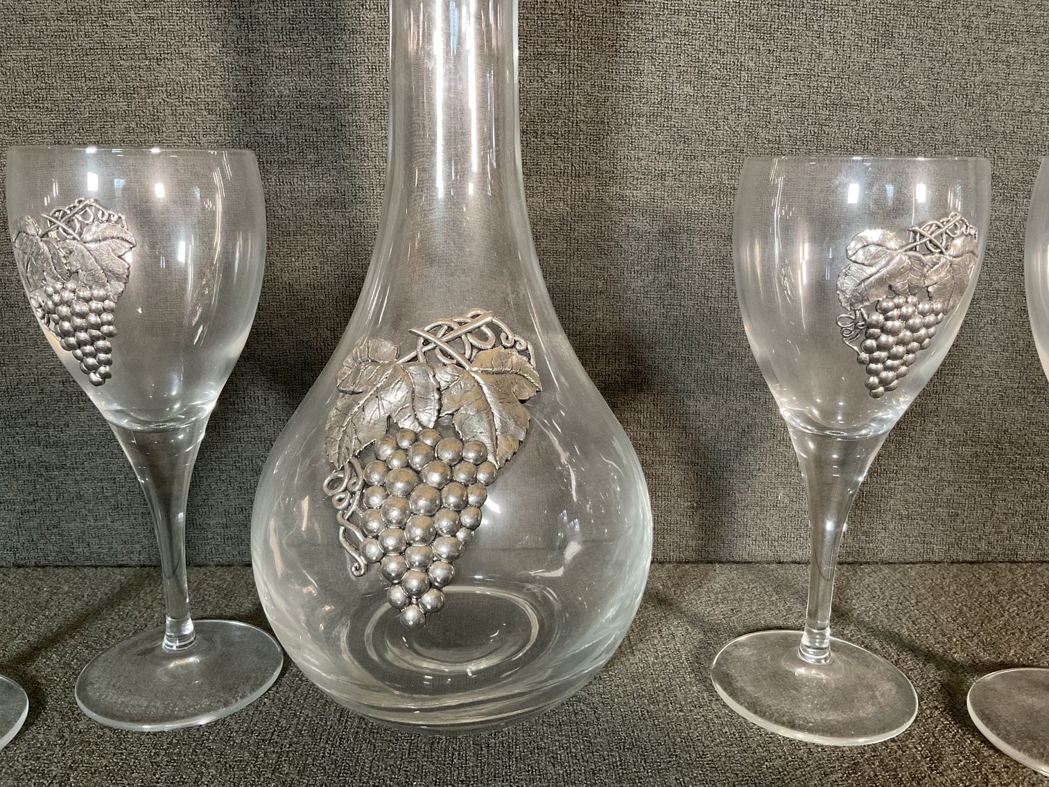 Image for Decanter and 4 Glasses