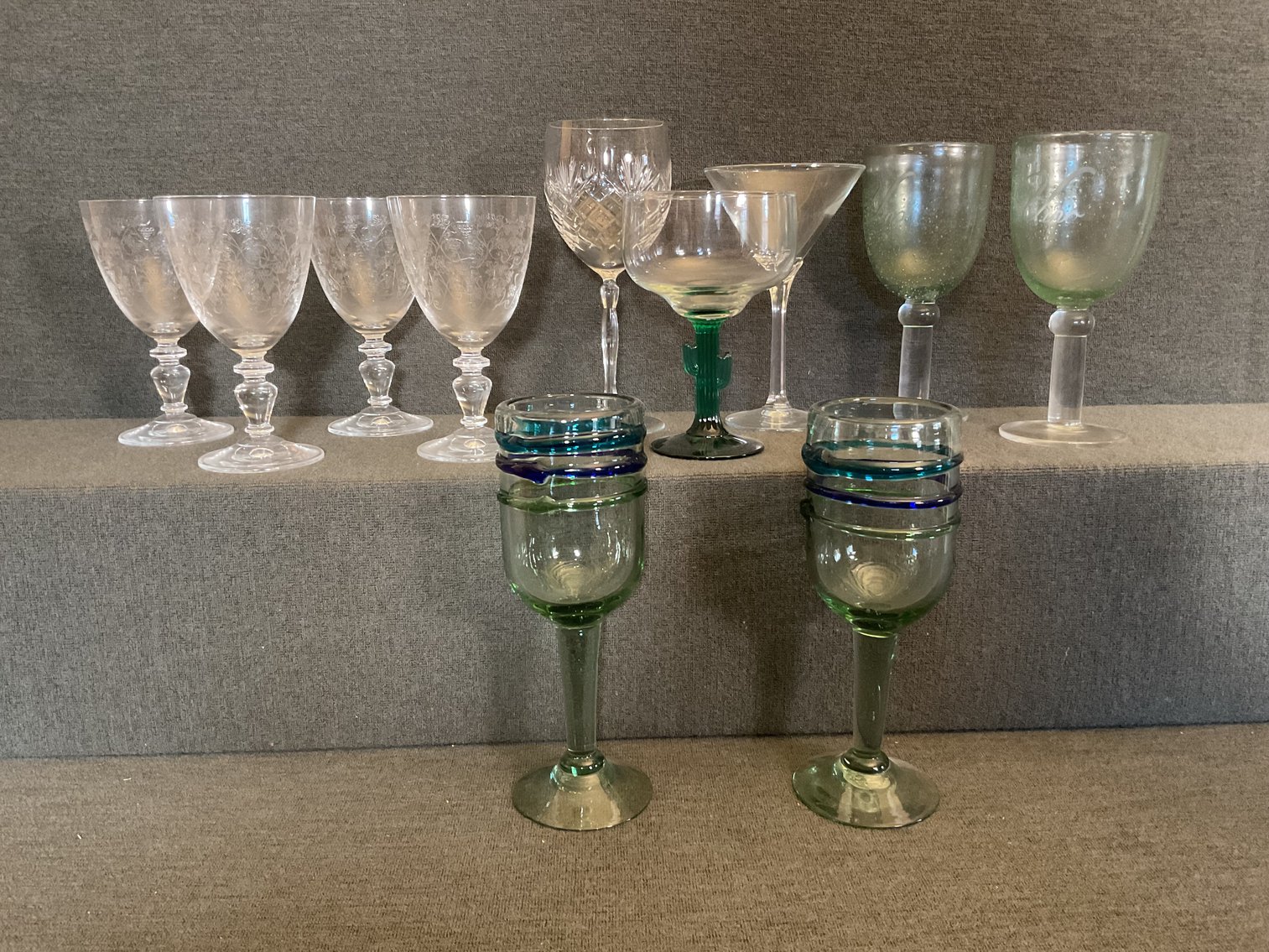 Image for Collection of Large Wine Glasses
