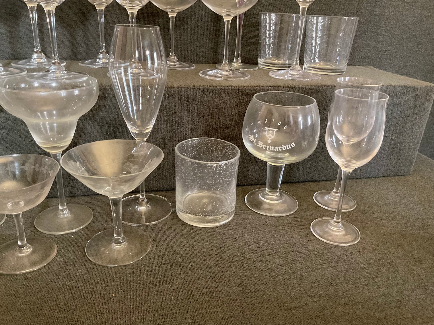 Image for Large Collection of Mixed Wine Glasses