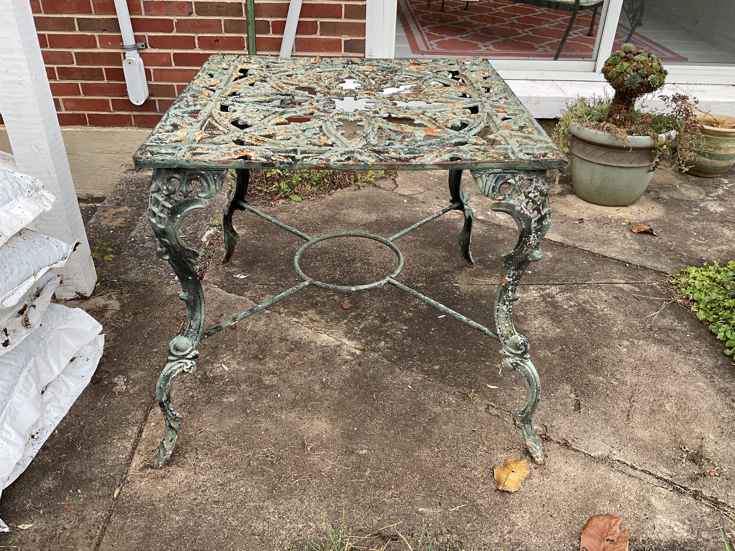 Image for Wrought Iron Patio Table